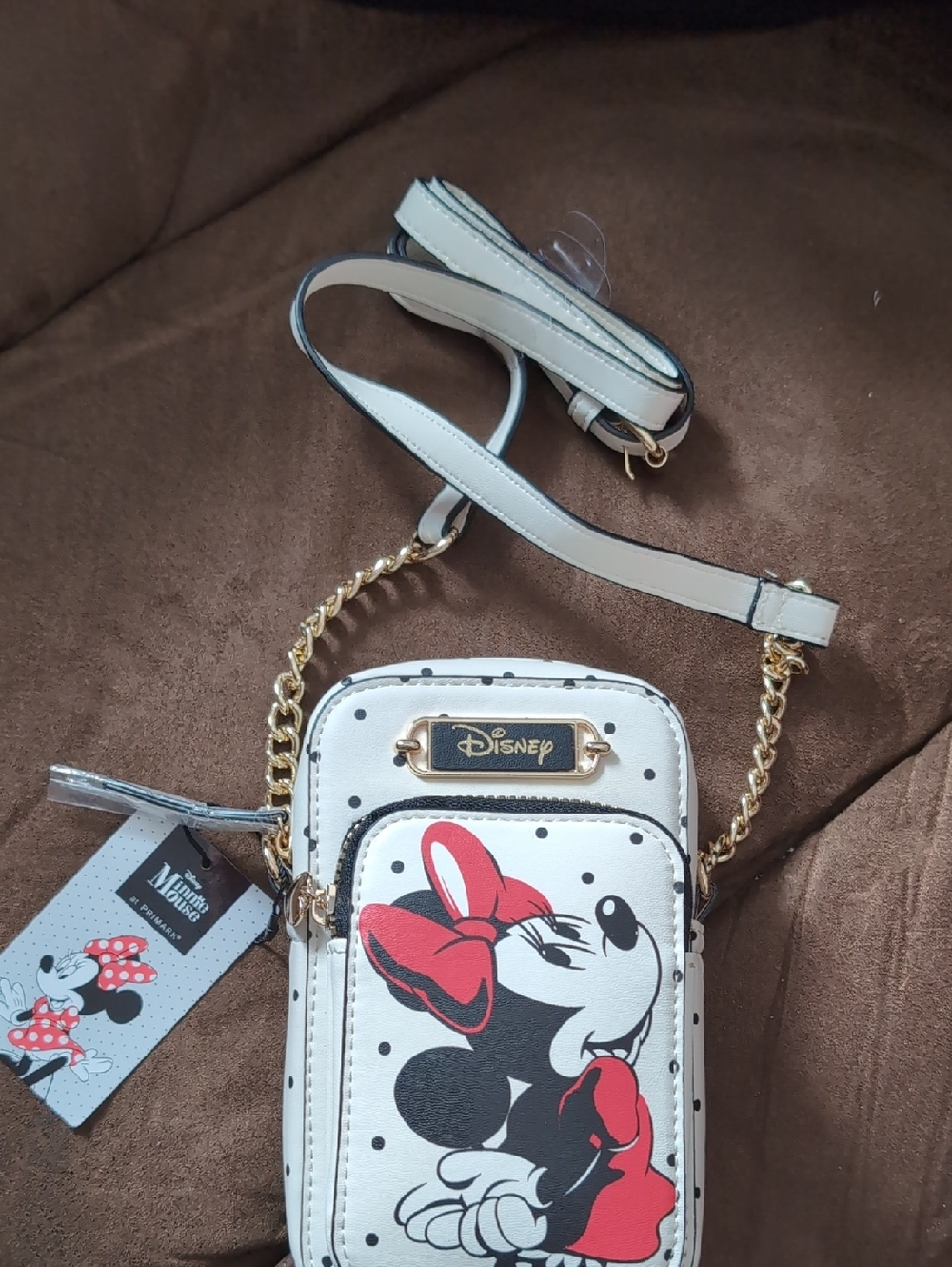🍁NWT Minnie Mouse Phone Crossbody Bag